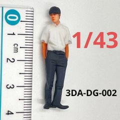 1/43 3DA-DG-002 学生　男子学生　フィギュア　1/64より大