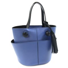 極美品】トッズ レザー ハンドバッグ ショルダーバッグ 2WAY ブラック