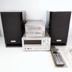 【中古品】ONKYO オンキョー CDチューナーアンプ×カセットデッキ×スピーカーセット CR-555〇YR-53790〇