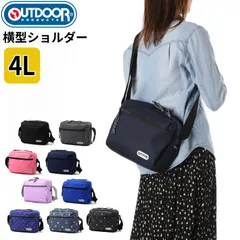 ☆OUTDOORPRODUCTS ショルダーバッグ サコッシュ コーデュラ レディース メンズ 男女兼用 ポケット付き 軽量 丈夫 多機能 お散歩バッグ A5サイズ対応 大容量 人気 通勤 オシャレ bag バッグ カバン 62319 入園 入学 通学