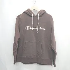 ◇ ⊇ Champion チャンピオン 長袖 パーカー サイズL ブラウン レディース E  【1502180021800】