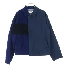 【美品】MARNI ネイビー ウール　ブルゾン(※最終値下げ) 2025年最新】marni メンズ ジャンパー・ブルゾンの人気アイテム