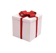 ギフトボックス 正方形ボックス ラッピングボックス ラッピング 箱 クリスマスプレゼント クリスマス飾り アクセサリー 蝶結び付き パッケージ 多用ケース 高級 大型 包装箱 ショッピング モール ウィンドウ レイアウトの小道具 (30cm 白)