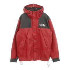 SUPREME (シュプリーム) 18AW×THE NORTH FACE Leather Mountain Jacket ノースフェイス レザーマウンテンジャケット レッド NF0A3VJ8