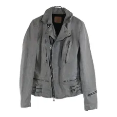 ISAMU KATAYAMA BACKLASH (イサムカタヤマバックラッシュ) ジャパンカーフ NATURAL DYED GARMENT-WASH ダブルライダース 製品染め洗い レザージャケット 1927-01のサムネイル