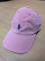 美品『POLO RALPH LAUREN ポロ ラルフローレン』ポニーロゴ キャップ 帽子 キッズ 52cm