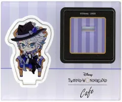 【中古】アクリルスタンド・アクリルパネル アズール・アーシェングロット 「ディズニー ツイステッドワンダーランド×OH MY CAFE アクリルスタンド デフォルメver.」 オンラインストア限定