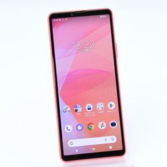 【美品＊電池良好】SIMフリー au Xperia 10 III SOG04 ピンク