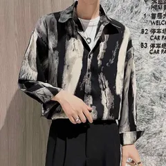 種類5：2XL/A：LX-C316 ブラック メンズ ファッション 服 用 オシャレ シンプル 大人 かっこいい ストリート 夏コーデ トップス シャツ  