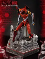 【中古】フィギュア 汎用ヒト型決戦兵器 人造人間 エヴァンゲリオン 正規実用型2号機 EX版 「ヱヴァンゲリヲン新劇場版」 アルティメットジオラママスターライン ポリストーン製スタチュー プライム1スタジオ限定