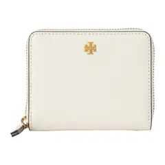 新品 トリーバーチ TORY BURCH 2つ折り財布 エマーソン ニュー アイボリー