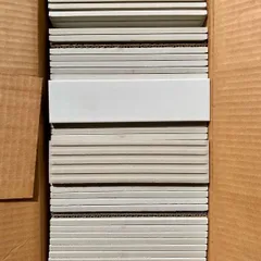 【訳あり　タイル１ケース(80枚入)】　磁器質施ゆう外装タイル　丸英　カスタムⅢ二丁掛　CA-2-74