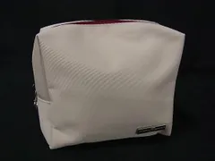 ■美品■ Salvatore Ferragamo フェラガモ ガンチーニ ナイロン ポーチ マルチケース 小物入れ レディース アイボリー系 DG8889のサムネイル