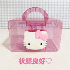 【良品】キティちゃん 小物入れ平成レトロ マクドナルド ピンクラメ