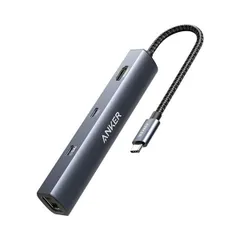 アンカージャパン ANKER PowerExpand 6-in-1 USB-C PD イーサネットハブ グレー A8365NA1 1個