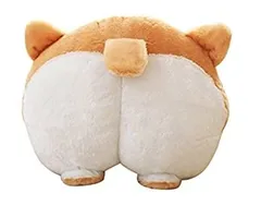 CN'Dragon Corgi Cute Butt Throw Pillow Animals Stuffed Toy