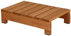 新品 ガーデンガーデン デッキ風縁台 ライト用ステップ台(踏み台) 65cm×40cm ライトブラウン 防水用ゴム足付 SDES-65-LBR