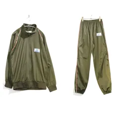 【中古B】80s イタリア軍 vintage M / M メンズ ジャージ セットアップ 1989年製 ミラノ イタリア カーキ 茶色 中古B 古着