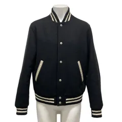 極美品✨SAINT LAURENT スタジャン ブルゾン スパンコール ピンク セール】 短丈！スタジャン （レザーブルゾン・ジャケット