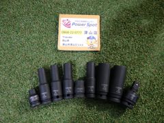 FACOM インパクトソケット 9個 自動車 整備など 多用途 中古品