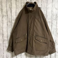 LACOSTE】マウンテンパーカー/総柄/ナイロン/デカロゴ/刺繍/古着 
