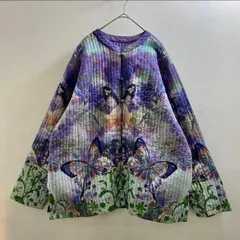 USA 00s ヴィンテージ アメリカ ジャケット ブルゾン キルティング 蝶