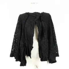 コムデギャルソン COMME des GARCONS レース ポンチョ ブラック S 241008Eのサムネイル