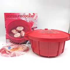 Tupperware Steam it! 赤 蒸し器 - メルカリ