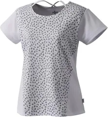 【新品】prince（プリンス）レディース ウィメンズ ゲームシャツ テニスウェア 半袖Tシャツ 吸汗速乾 UPF50+　ホワイト WS4054-146
