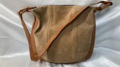 スウェード　ショルダーバッグ　ショルダー　男女兼用