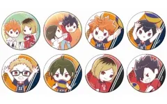 【中古】バッジ・ビンズ 全8種セット 「ハイキュー!! GraffArt トレーディング缶バッジ」