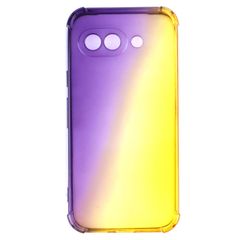 Google Pixel 9a ケース グラデーション 耐衝撃 ソフト ケース 【Color】ブラック・ゴールド