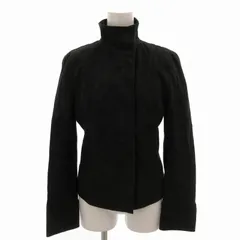 ミッシェルクラン MICHEL KLEIN ジップブルゾン ジャケット ハイネック 38 M 黒 ブラック /FT 0930 ■MGのサムネイル
