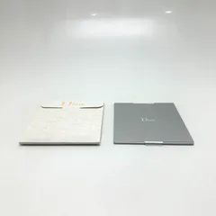 【楠本質店/元住吉】ディオール　Dior　コンパクトミラー　ノベルティ　シルバー　H10.0cm × W9.5cm