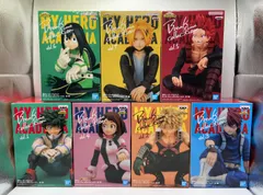 未開封　僕のヒーローアカデミア　break time collection　７点セット　vol.1～vol.7  緑谷出久　爆豪勝己　轟焦凍　麗日お茶子　切島鋭児郎　蛙水梅雨　上鳴電気　プライズ　フィギュア　バンダイ　バンプレスト