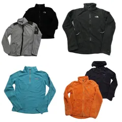 古着卸 まとめ売り ノースフェイス フリース 6枚セット (レディース XS /S ) フーディー ハーフジップ フルジップ 中古 古着 NC2773