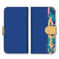 iPhoneXR ケース 手帳型 アイフォンXR スマホケース 携帯ケース 迷彩柄 カモフラ柄 可愛い きれい目 大人可愛い クール パステルカラー 淡色 カラー08