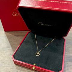 [希少商品]Cartier カルティエ ハート型ペンダント トルタネックレス 750 ネックレス k18PG ピンクゴールド ロープ 縄目模様 Torta