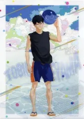 【中古】クリアファイル 影山飛雄 カラービーチモチーフ A4クリアファイル 「ハイキュー!!×文房具カフェ2021」