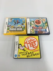 ＊ 【まとめ売り】Nintendo DS メイドイン俺 ニュー・スーパーマリオブラザーズ めっちゃ太鼓の達人 DS 7つの島の大冒険 【ゲームソフト】【1】