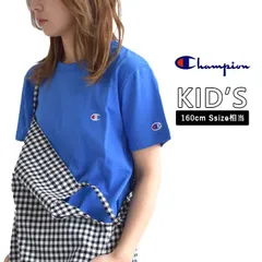 正規取扱店チャンピオン Champion Tシャツ 半袖 キッズ  ジュニア レディース 男の子 女の子 春 夏 秋 100 110 120 130 140 150 160 CK-Z301 360/メディテレニアンブルー