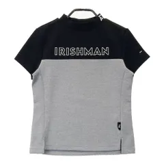 サイズ：M IRISHMAN アイリッシュマン  モックネック 半袖Tシャツ  グレー系 [240101409323] ゴルフウェア レディース ストストのサムネイル