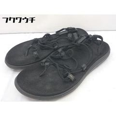 ◇ Teva テバ サンダル シューズ サイズ24.5cm相当 ブラック レディース 【中古】 【1201120000454】