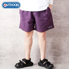 新品 OUTDOOR PRODUCTS アウトドアプロダクツ  メンズ 水陸両用 ナイロン バギー ショートパンツ M L LL 2L 3L 4L 5L パープル 084370