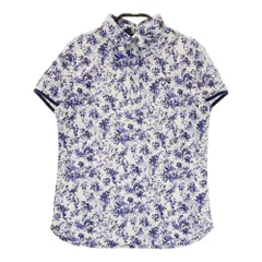 サイズ：S CALLAWAY キャロウェイ  半袖ポロシャツ ロゴ刺繍 花柄 パープル系 [240101251323]# ゴルフウェア レディース ストスト