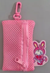 【中古】バッグ 6.ベリエちゃん メッシュ小物入れ ピンク 「サンリオ当りくじ メゾピアノ 当りくじ」