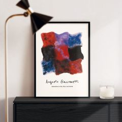 【A2】アウグスト・ジャコメッティ Abstraction in Red, Blue and Violet アートポスター アブストラクト 名画 絵画 特大 アートパネル AP274