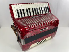 YAMAHA ヤマハ アコーディオン 32鍵盤 21べース YA-21 レッド 動作確認