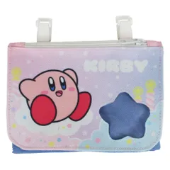 ☆ 星のカービィブルー ☆ キャラクター 窓付きポケットポーチ 移動ポケット 女の子 ポケットポーチ キャラクター グッズ すみっコぐらし ティッシュケース ポケットティッシュ クリップ ポケット ポーチ 幼稚園 園児 女児 かわいい おしゃれ