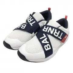 【超美品】キャロウェイ トレーニングシューズ 白×ネイビー BALTRAINER バルトレイナー メンズ L(26.5相当） ゴルフウェア Callaway